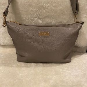 BCBG taupe purse